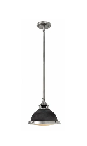 Hinkley Lighting 3122DZ Amelia Mini Pendant Aged Zinc - Picture 1 of 3