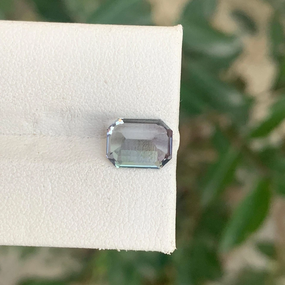 3.30 Cts Tanzanite SI Purple Color 9mm Emerald Shape Loose Gemstone Tanzania - Image 4 of 4