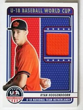 2023 Panini Stars & Stripes USA Ryan Hoogendoorn U-18 World Cup Materials U18-CH