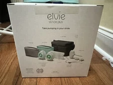 Elvie Stride Plus Quiet, Hands-Free Electric Breast Pump/ 3-in-1 Carry Bag NEW!!