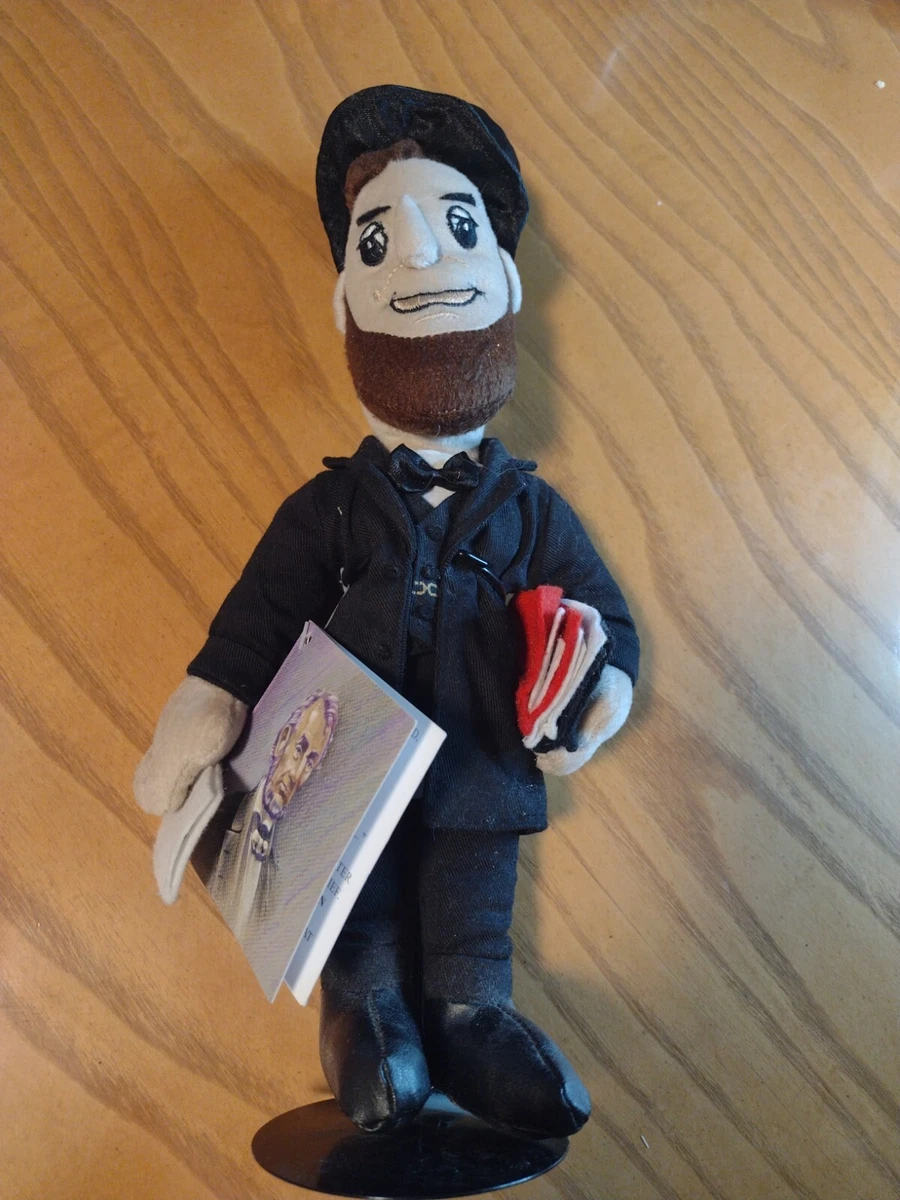 Creation Station Famous Be an Bean Plush Doll Abraham Lincoln