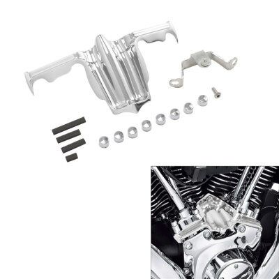 Chrome Tappet Block Accent Fits For Harley Touring Softail Dyna Twin Cam 1999-17