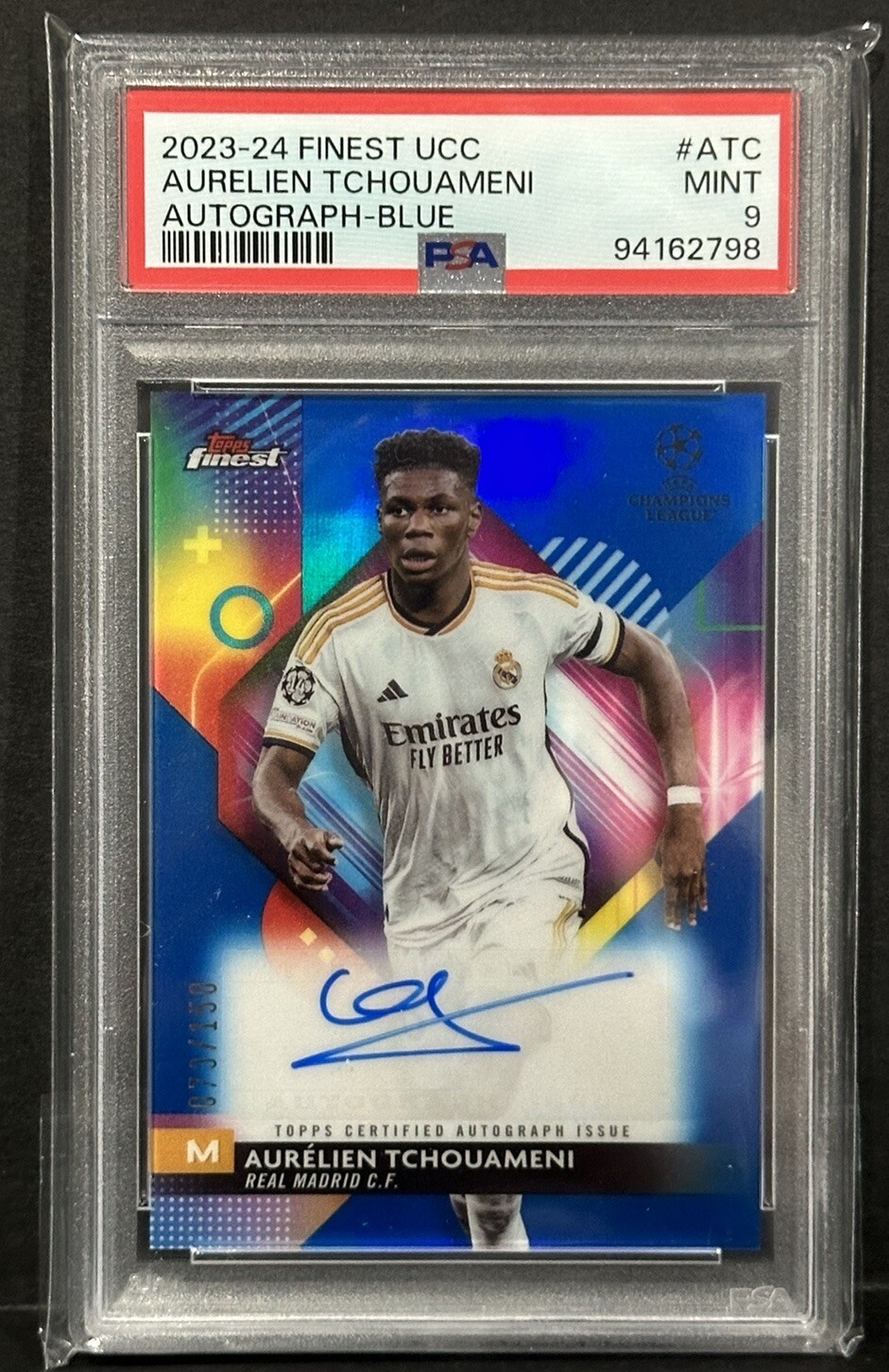 50枚限定 2023-24 Topps オーレリアン・チュアメニ 直筆サイン 2024