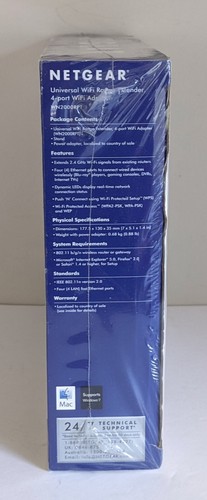 Netgear Universal WiFi Range Extender Model WN2000RPT-111NAS New Sealed - Bild 3 von 6