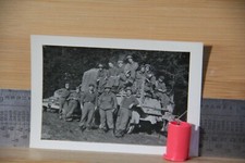 Photo US Army World War II WW2 Soldiers on Transport Truck Date time unknown