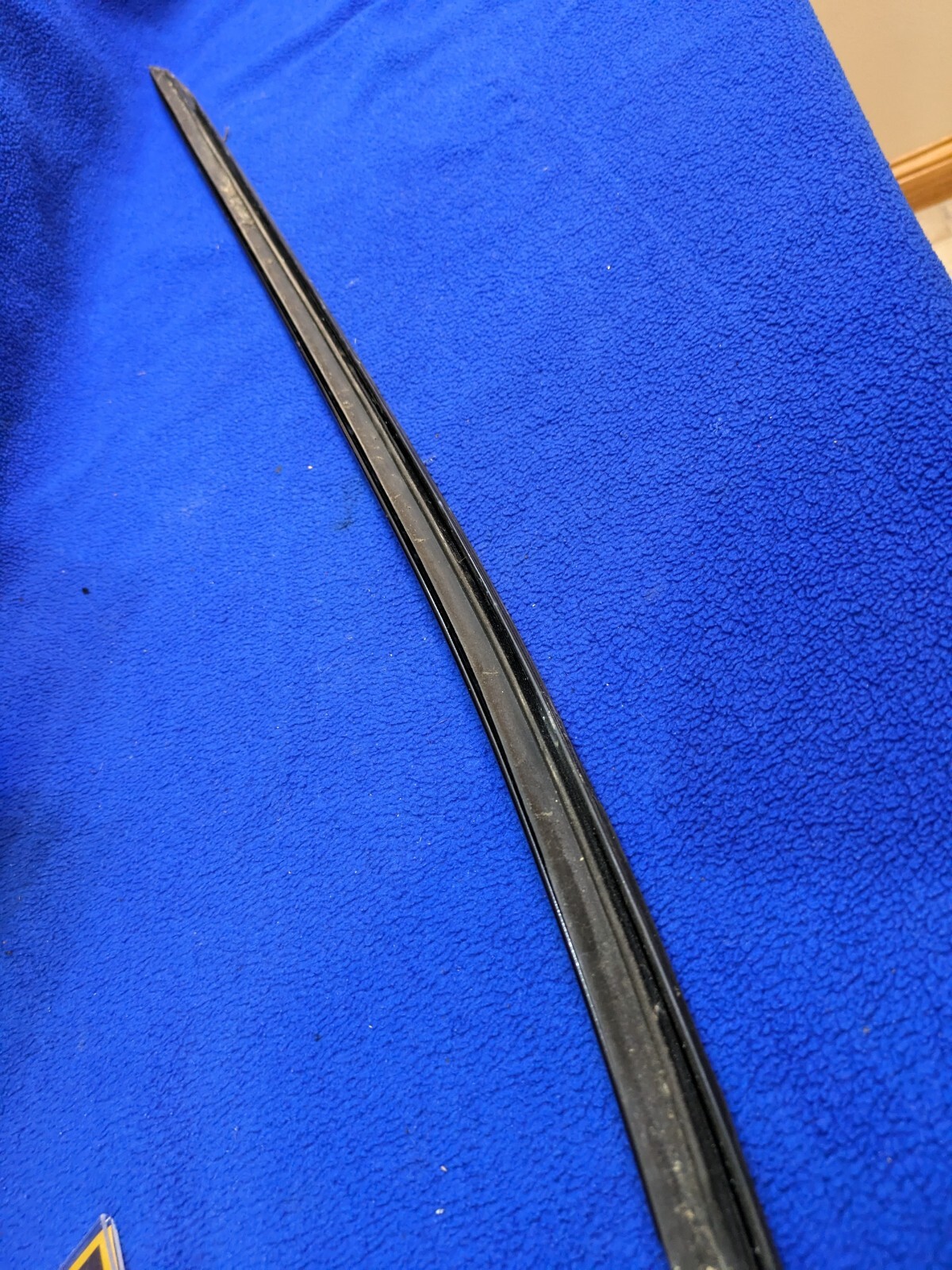black strip window molding front right Bentley CONTINENTAL FLYING SPUR oem