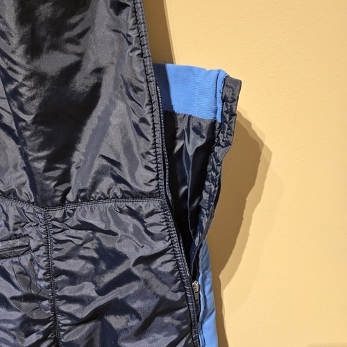 Beconta Vintage 1970s Navy Light Blue Accents Sides Jumpsuit Women's Size 10 - Picture 5 of 11