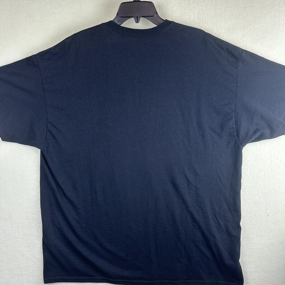 Camiseta Indian Motorcycle Logo Para Hombre 2XL Negra Manga Corta Gildan Etiqueta Mezcla Seca Foto 3 de 4