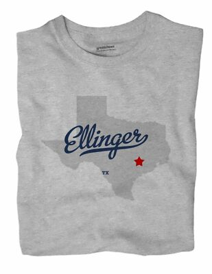 Ellinger Texas TX T-Shirt MAP