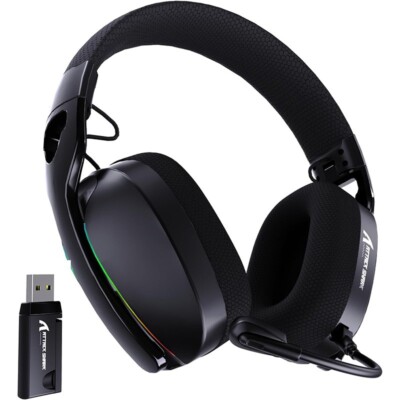 ATTACK SHARK L90 Ultraleichtes kabelloses Gaming-Headset, BT, 2.4G,kabelgebunden