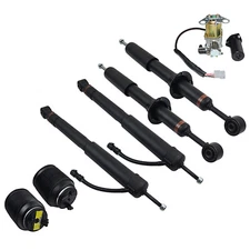 Complete Air Struts Absorbers Springs Compressor Kit For Lexus GX470 4.7L 03-09