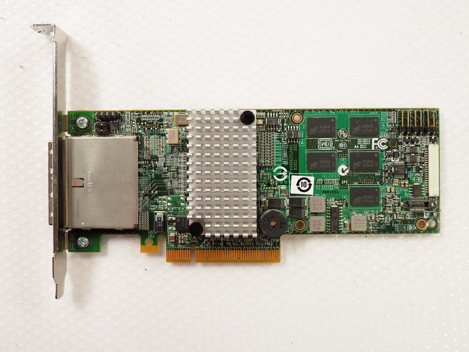 LSI 9280-8e 6Gb L3-25152-44B PCI-E SAS External MegaRAID Controller ...
