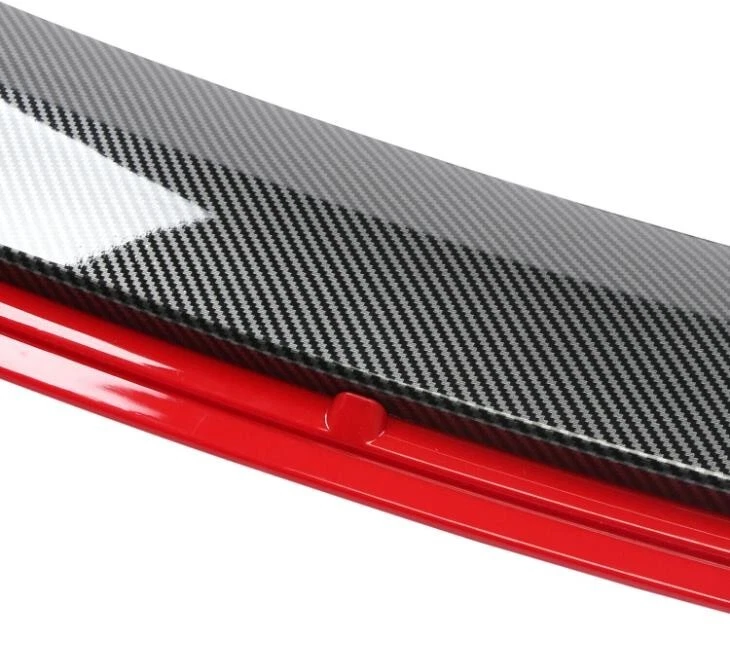 Divisor de alerón labial de parachoques delantero UNIVERSAL para Honda Alfa Romeo fibra de carbono Foto 3 de 4