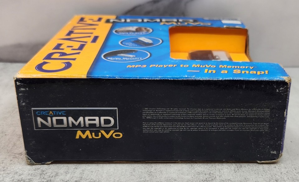 Creative Nomad MuVo 128MB MP3 Player And MUvo Vintage USB Flash Drive ...