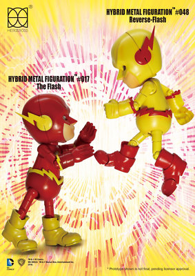 DC Comics Hybrid Metall Actionfigur 2er Pack Reverse Flash & The Flash