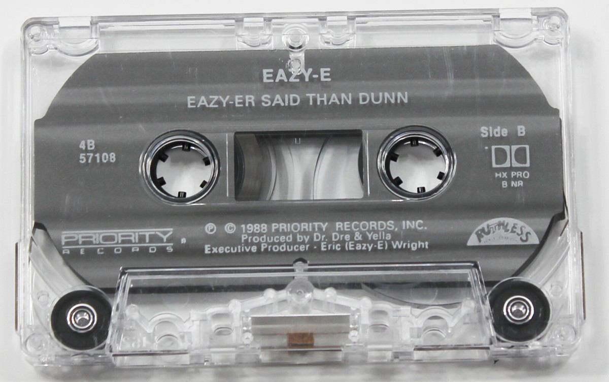 Vintage EAZYE WE WANT EAZY ORIGINAL 1989 Cassette Single Tape