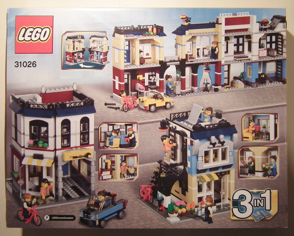 LEGO Creator 31026 Bike Shop & Cafe 3-in-1 With Box  Instructions & Minifigures, photo 2 of 5