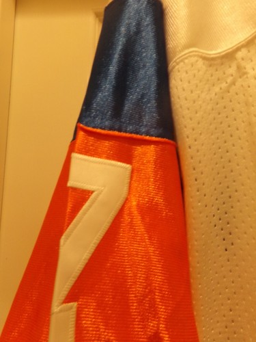 NWT Denver Broncos "JOHN ELWAY" #7 White NFL 75 YR Jersey Adult Size (50/L) $300 - Picture 10 of 17