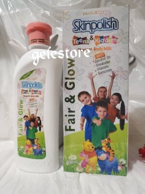 Skin polish teens & kiddies blossom body milk with shea butter 400ml x 1