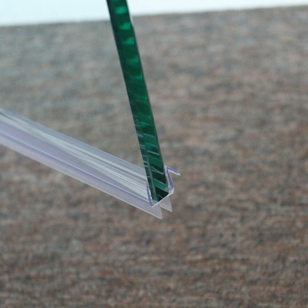 2x Shower Screen Door Seal Strip Of Seal Gap Door Weatherstrip Glass