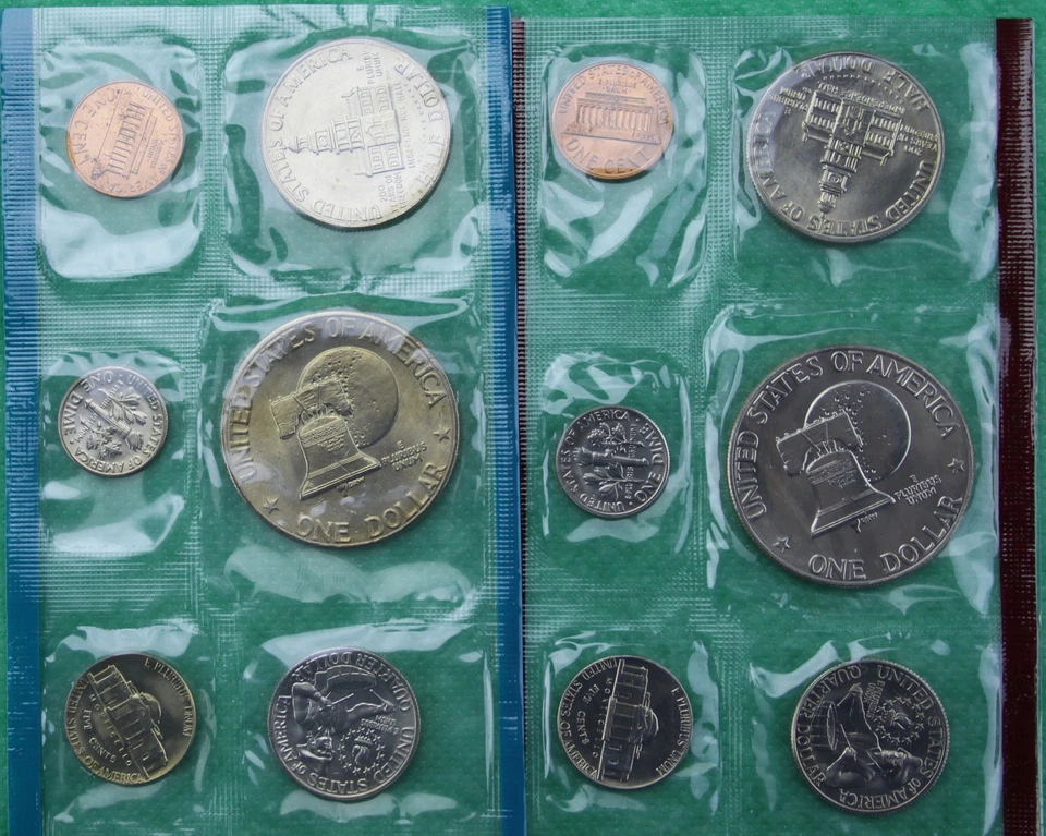 Juego de 12 monedas 1976 P and D Estados Unidos Mint sin circular BU Foto 4 de 4