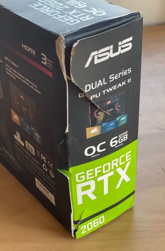 ASUS NVIDIA GeForce RTX 2060 Dual OC 6GB - *BOX & MANUALS ONLY* - Picture 7 of 7