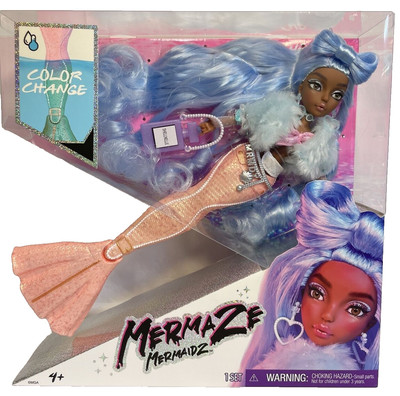 Mermaze Mermaidz Color Change Shellnelle Mermaid Fashion Doll with Accessories