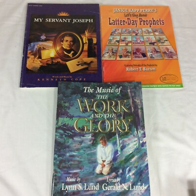 Mormon LDS Sheet Music Lot Prophet Joseph Smith Janice Kapp Perry Songbook Piano