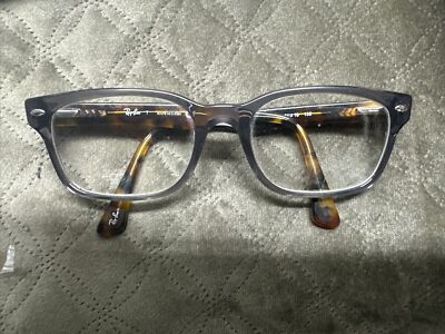 Glasses Frames Ray Ban 5286 Gray Ray Ban RB5286 5629 Crystal Gray
