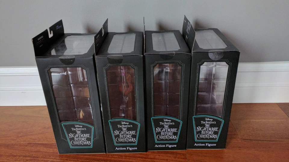 NUEVO ✹ Pesadilla antes de Navidad Diamante Seleccionar LOTE DE 4✹ Figura de acción Juguete 2024 Foto 4 de 4
