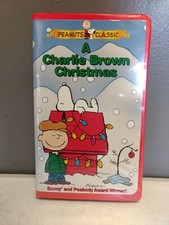 Vintage A Charlie Brown Christmas VHS 1996 with Clamshell Case #15372 Peanuts