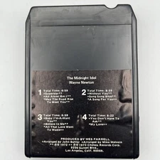 Wayne Newton - The Midnight Idol - Restored 8 Track Tape - New Pad and Splice