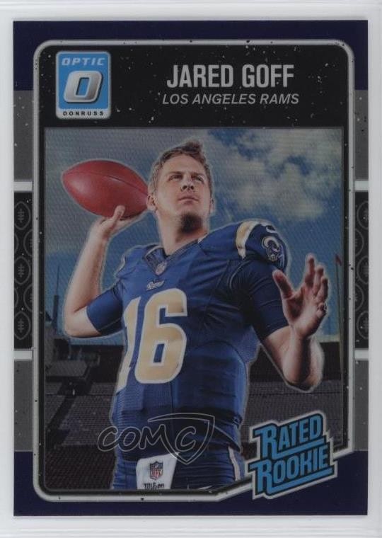 2016 Donruss Optic Rated Rookie Purple Jared Goff #172 Rookie RC 0iq3