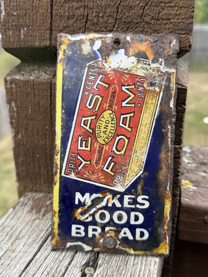 “Makes Good Bread” Porcelain Bread Advertising Palm Press Early 1930s - Image 2 of 4