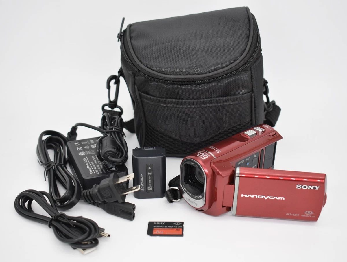 Sony Handycam Red 40-60x Optical Zoom Camcorders for sale | eBay