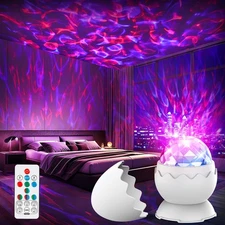 Proyector De Luz Para Bebe Night Light Projector Kids Room 360 Degree Rotatin...