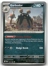 Garbodor #57/86 (NM) ME04: Chaos Rising CRI Pokemon