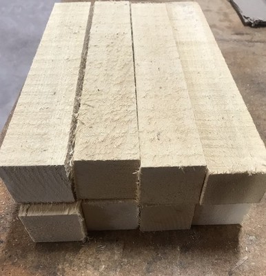 2  X 2  X 12  Basswood Turning Blanks Carving Blocks Kiln Dried Qty 8