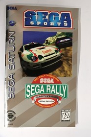 Sega Rally Championship Sega Saturn CIB 812070 - REG CARD + 2 INSERTS + FOAM 🌟
