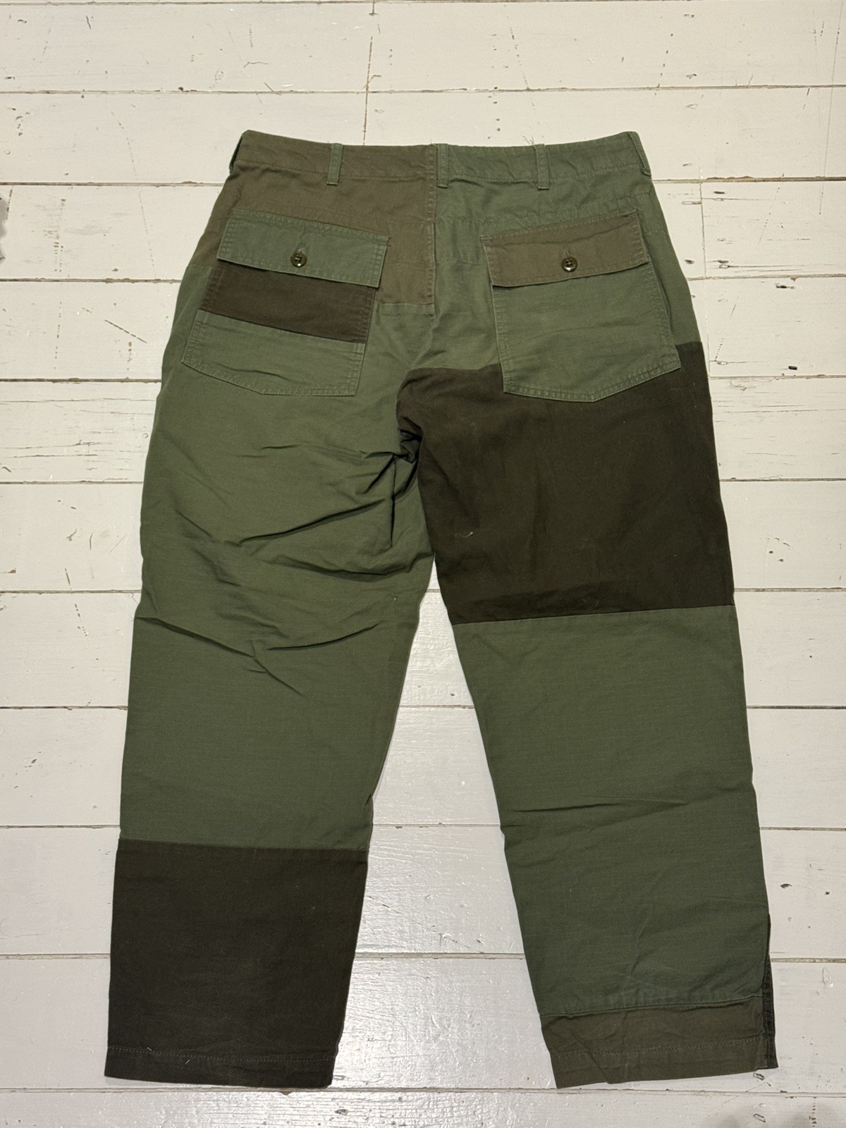 Engineered Garments Men's Patchwork Fatigue Pants… - image 2