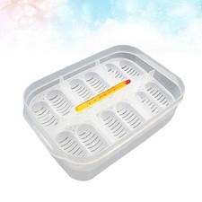 Hatching Box for Snake Plastic Breeding Egg Incubator Thermometer Reptile Tank