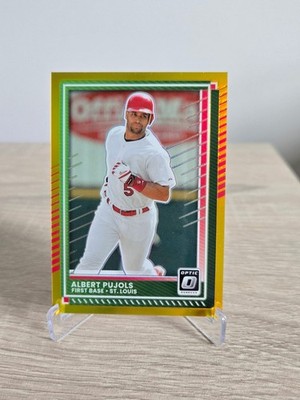 2025 Donruss #6 Optic Gold Holo Albert Pujols #3/10