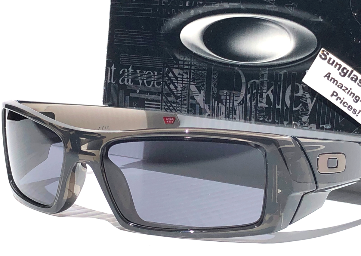 NEW Oakley GASCAN Grey Smoke Frame Grey Lens Sunglass 9014-E2 | eBay