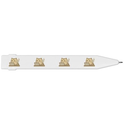 Flacher Magnetstift ''Working Cat with Coffee'' (MP00028860)