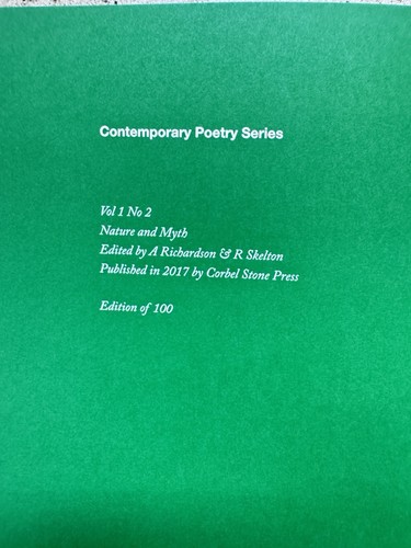 Nature and Myth – Contemporary Poetry Series Vol 1 No 2 (2017) Tarn, Ltd 100 - Picture 4 of 5