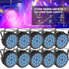 270W 18LED RGBW UV PAR Lights Stage Lighting DMX DJ Disco Party Club Show Light