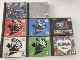 Nintendo 64 Console with 64DD Disk Drive + Games Lot Japan Tested Working Rare