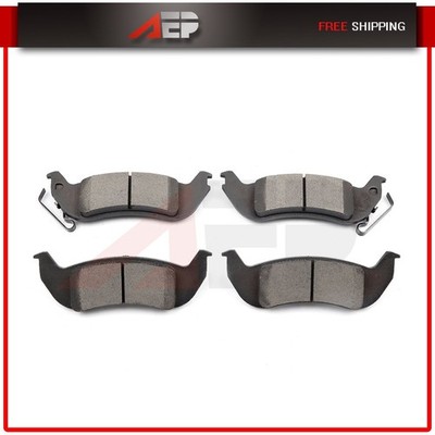 Premium Ceramic Brake Pads Rear Fits 2011 Lincoln Town Car Ford Crown Victoria