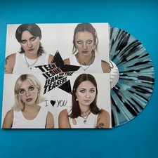 TEEN JESUS AND THE JEAN TEASERS I LOVE YOU Clear Black & Blue Splatter Vinyl LP