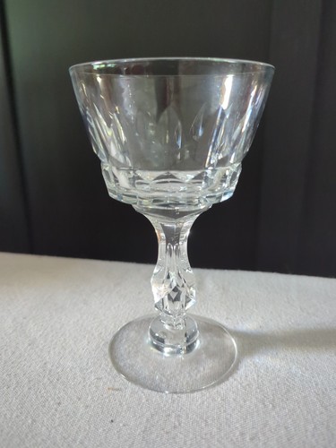 Set Of Five Anastasia By Reynolds Crystal Tall Sherbet Glasses 6 In - Picture 3 of 3